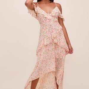 New without tags - ASTR the Label Pemberley Dress in Peach Orange Floral